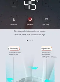 ماساژور پا مدل Rotai Foot Spa Massager with Foot Rollers