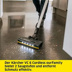 جارو شارژی کارچر مدل Kärcher VC 6 Cordless