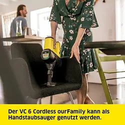 جارو شارژی کارچر مدل Kärcher VC 6 Cordless