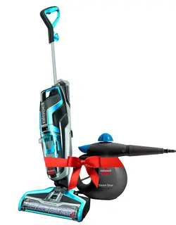 پک دوتایی جارو برقی و بخار وشی بیسل مدل BISSELL | Crosswave Multi-surface (1713) + Bissell Steamshot Handheld Cleaner (2635E)