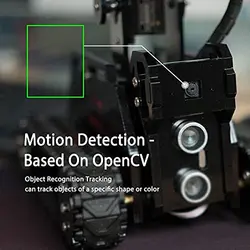 کیت مدل ربات هوشمند WiFi WiFi Gewbot برای Raspberry Pi 4/3 B+/B با بازوی رباتیک 4-DOF OpenCV Target Video Rasptank با PDF