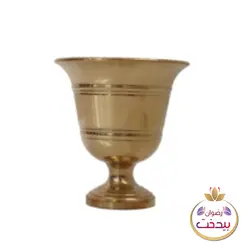 هاون زعفران  برنجی طرح جام 2 
