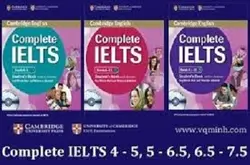 خرید کتاب مجموعه 3 جلدی آموزشی کامپلیت ایلتس Cambridge English Complete IELTS