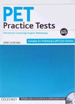 کتاب پی ای تی پرکتیس تست PET Practice Tests+CD