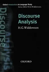 کتاب Discourse Analysis by H.G.Widdowson اثر هنری ویدسون