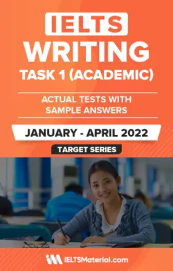 کتاب آیلتس رایتینگ تسک 1 IELTS Writing Task 1 (Academic) Actual Tests with Sample Answers (January April 2022)