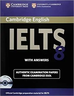 کتاب آیلتس کمبیریج IELTS Cambridge 8+CD دو رنگ
