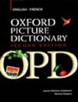 کتاب آکسفورد پیکچر دیکشنری انگلیش فرنچ Oxford Picture Dictionary English French رحلی
