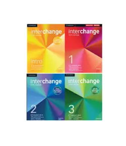 خرید پک کامل کتاب اینترچنج ویرایش پنجم interchange intro +1+2+3+CD وزیری