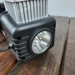 پمپ کمپرسور فندکی 1200 وات با لوازم پنچر گیری اینتی مکث مدل 13002