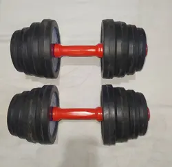 قیمت دمبل چدنی متغیر 20 کیلویی رستم solid steel 💪🏼 مرداد