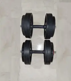 قیمت دمبل چدنی متغیر 20 کیلویی رستم solid steel 💪🏼 شهریور
