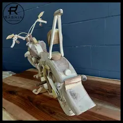 ماکت موتور چوبی هارلی - دست ساز - مبلمان راشین