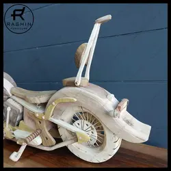 ماکت موتور چوبی هارلی - دست ساز - مبلمان راشین