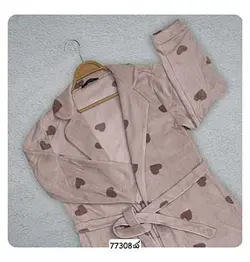 تن پوش حوله ای زنانه رنگ خاکی کد 77308 - فروشگاه پاموک
