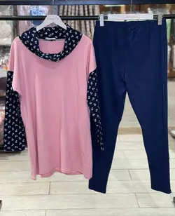 ست راحتی سایز بزرگ زنانه سکسن کد 66742 - فروشگاه پاموک