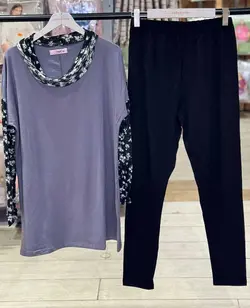 ست راحتی سایز بزرگ زنانه سکسن کد66680 - فروشگاه پاموک