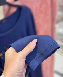 لباس راحتی طرح فانتزی سایز نرمال سیاه اینجه کد 52537 - فروشگاه پاموک