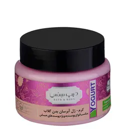 کرم ژل ابرسان بدن گلاب دیپ سنس