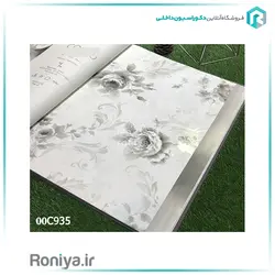 کاغذ دیواری آمریکایی تک گل رز کد 00C930 - رونیا