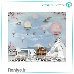 پوستر دیواری اتاق کودک طرح بالن CN-0204 - رونیا