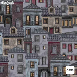 کاغذ دیواری ساده بافتدار کد 750205 - رونیا