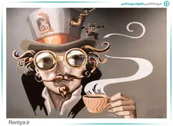 پوستر جانی دپ برای کافه Code-3DF-600 - رونیا