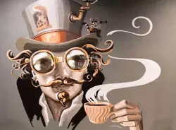 پوستر جانی دپ برای کافه Code-3DF-600 - رونیا