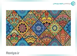 آسمان مجازی سنتی طرح گلیم کد 214 - رونیا