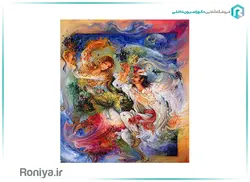 آسمان مجازی مینیاتوری رقص معشوقه کد 865 - رونیا