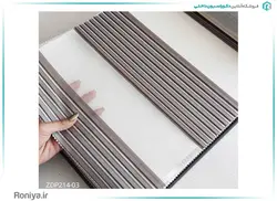 پرده زبرا طرح پلیسه کد ZDP214-01 - رونیا