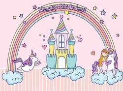 پوستر اتاق کودک یونی کورن CN-0129 - رونیا