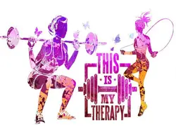 پوستر دیواری بدنسازی بانوان کد 3DF-122 - رونیا