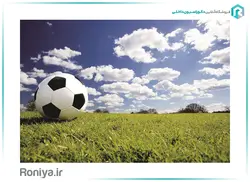 پوستر دیواری توپ فوتبال کد SP-040 - رونیا