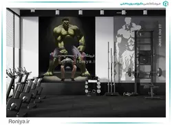 پوستر دیواری سه بعدی باشگاه بدنسازی کد LS-015 - رونیا