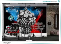 پوستر دیواری سه بعدی بدنسازی کد SP-005 - رونیا
