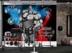 پوستر دیواری سه بعدی بدنسازی کد SP-005 - رونیا