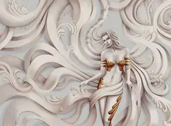 پوستر دیواری سه بعدی پری کد 3D-060 - رونیا