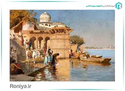 پوستر دیواری سه بعدی تابلوی آبرنگ کد RT-022 - رونیا