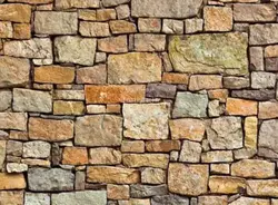 پوستر دیواری طرح دیوار سنگی کد RT-059 - رونیا