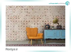پوستر دیواری طرح کاشی قدیمی کد AB-062 - رونیا