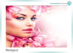 پوستر دیواری فشن سه بعدی میکاپ صورتی کد FS-072 - رونیا