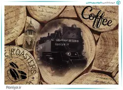 پوستر دیواری کافه طرح قطار کد AB-052 - رونیا