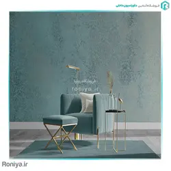 پوستر دیواری کلاسیک آبی نفتی کد 3DF-110 - رونیا