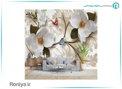 پوستر دیواری گل برجسته 3DF-249 - رونیا