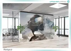 پوستر دیواری هنری آرایشگاه کد FS-090 - رونیا