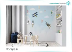 پوستر دیواری هواپیما اتاق کودک CN-0150 - رونیا