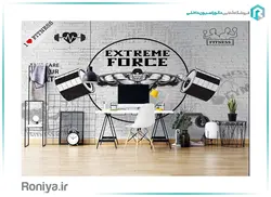 پوستر سه بعدی باشگاه بدنسازی 3DF-569 - رونیا