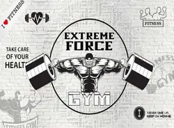 پوستر سه بعدی باشگاه بدنسازی 3DF-569 - رونیا