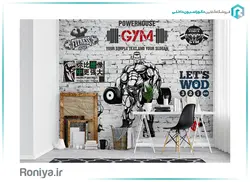 پوستر سه بعدی جدید سالن بدنسازی 3DF-409 - رونیا